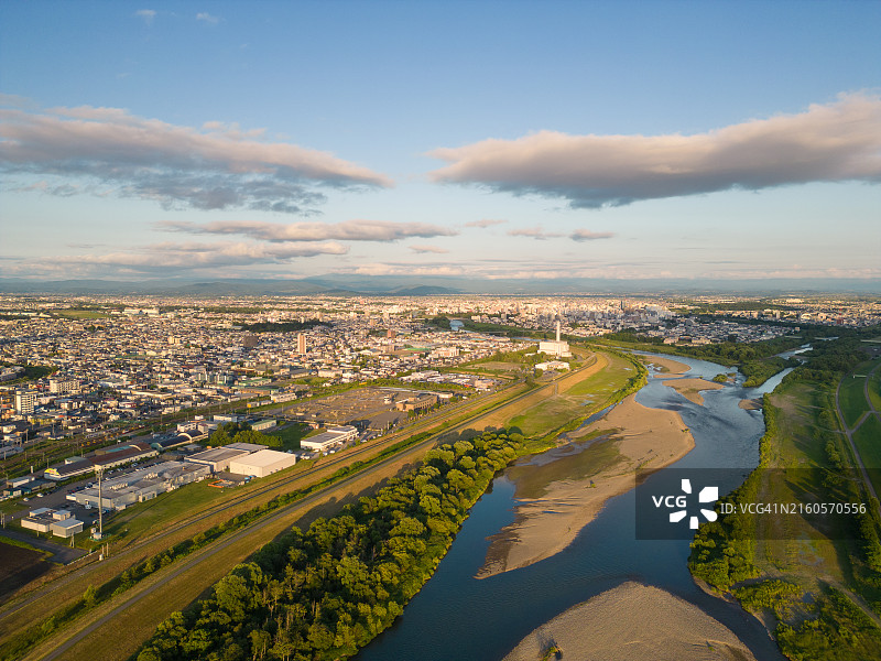 日本北海道旭川市图片素材