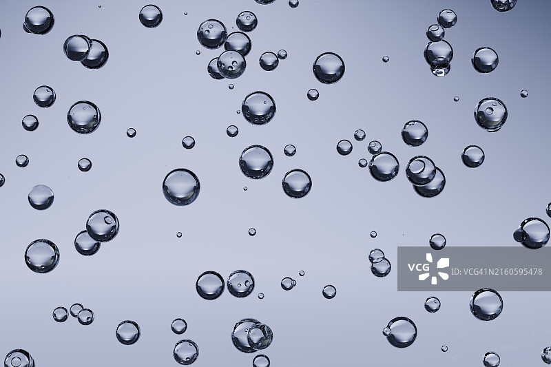 悬浮水泡，3D科学可视化图片素材