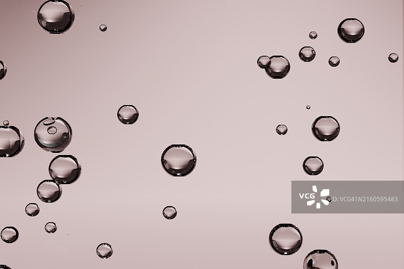 悬浮水泡，3D科学可视化图片素材