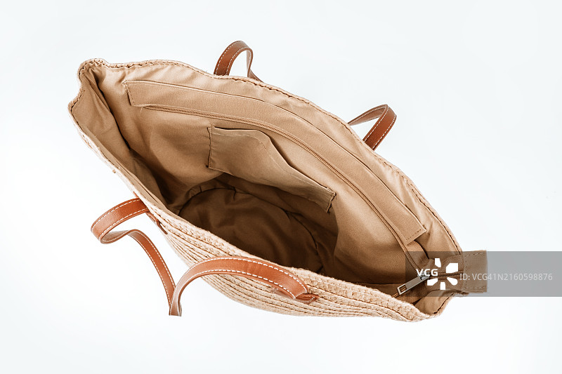 白色背景上的手提包图片素材