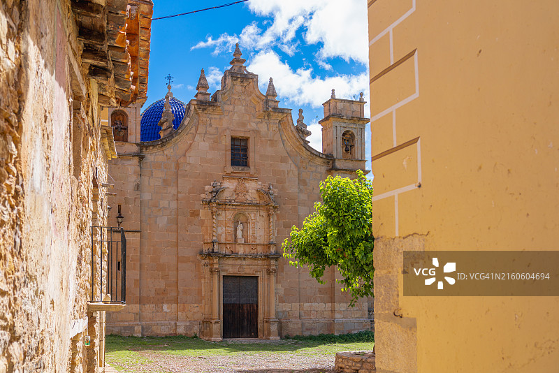 西班牙特鲁埃尔La Estrella废弃圣地图片素材