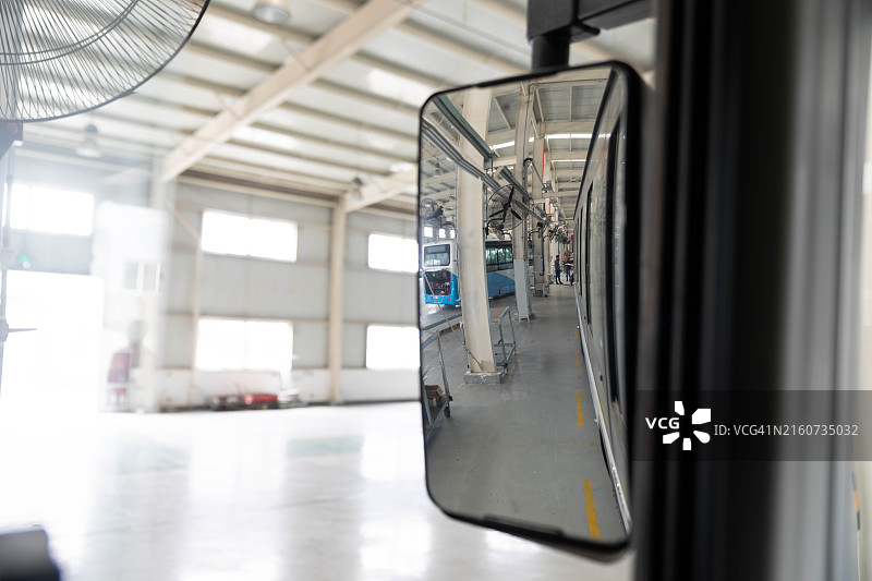 巴士后视镜图片素材