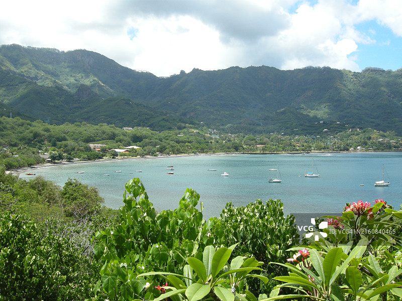 塔希提岛图片素材