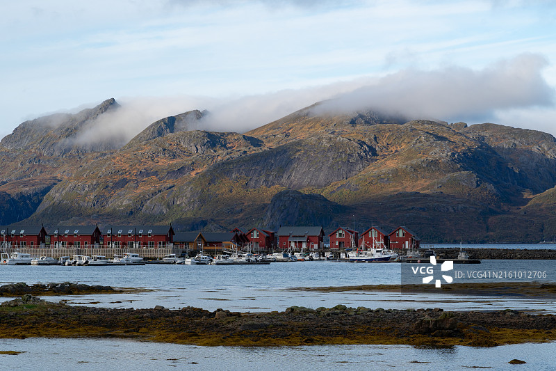 罗弗敦群岛的狂野海岸与渔村 | 挪威图片素材