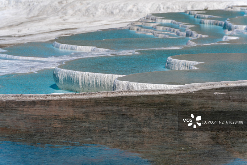 棉花堡石灰华图片素材