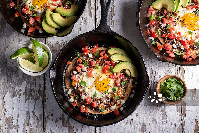 墨西哥式煎锅鸡蛋图片素材