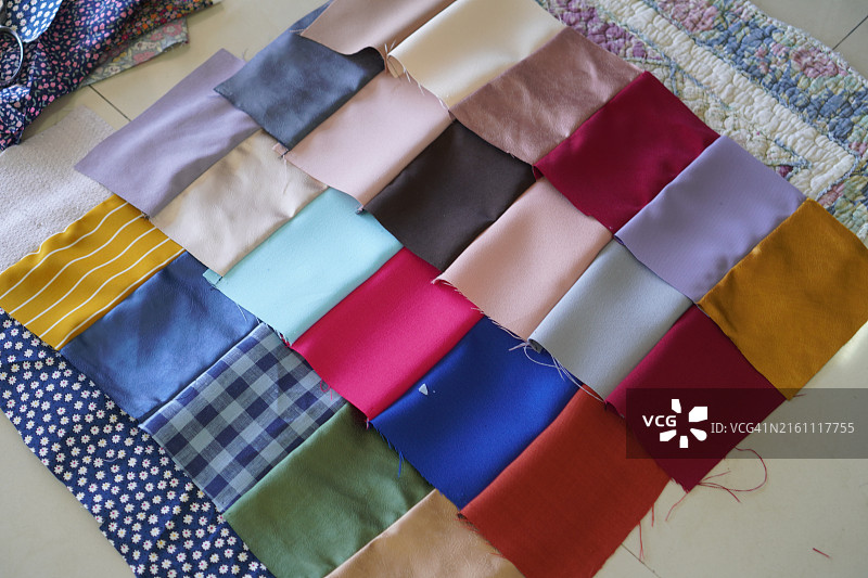 彩色面料图片素材