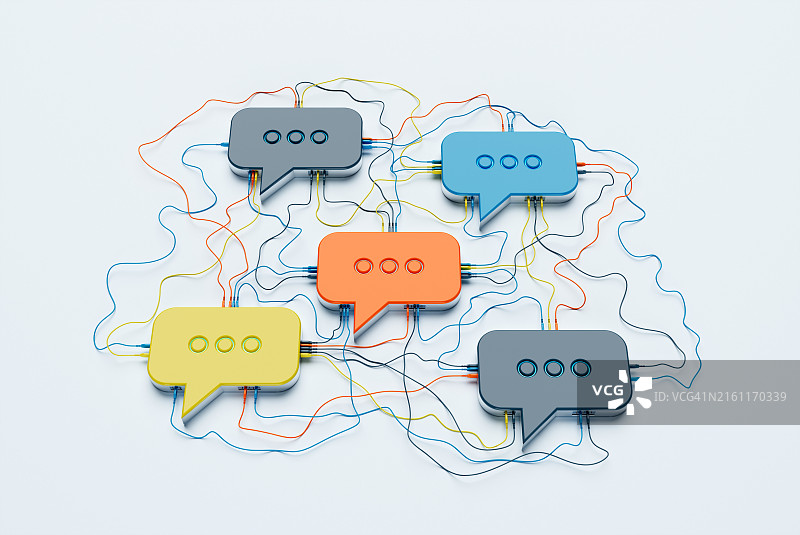 对话气泡形状的设备图片素材