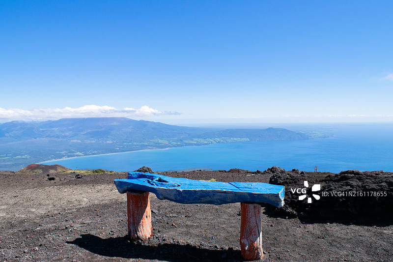 大海对着天空的美景图片素材