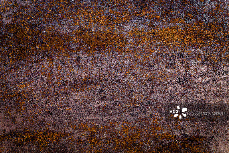 用于设计的金属漆锈迹斑斑的背景墙图片素材
