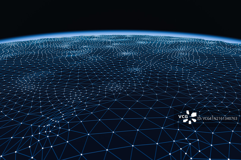 全球通信网络图片素材