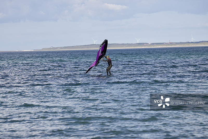 现代水上运动：水翼艇图片素材