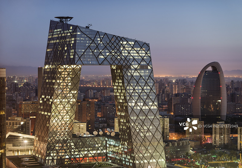 中国中央电视台总部大楼图片素材