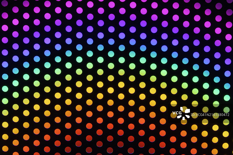 彩虹色圆点图片素材