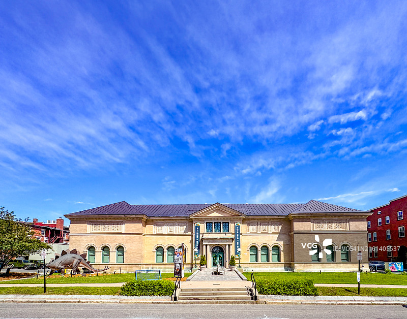 皮茨菲尔德伯克希尔博物馆正面图图片素材