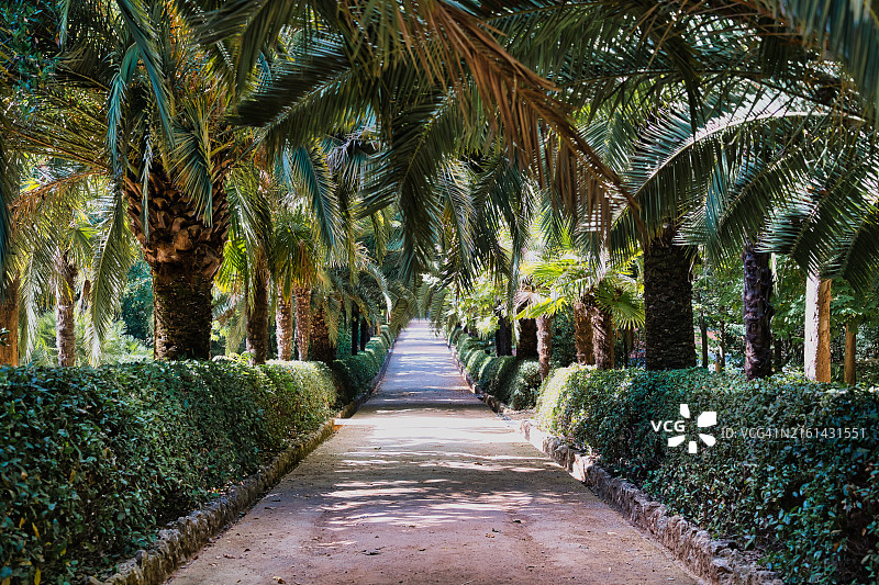 西班牙格拉纳达烈士卡门花园建筑群图片素材