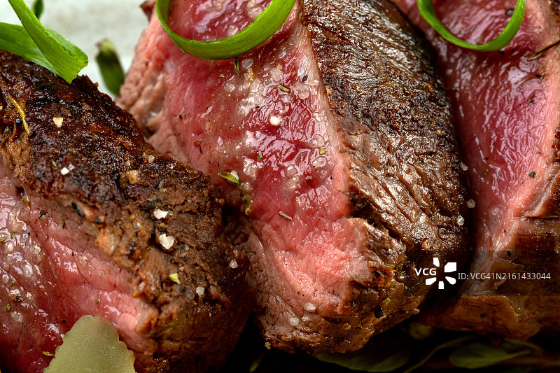 烤安格斯牛肉配奶油土豆图片素材