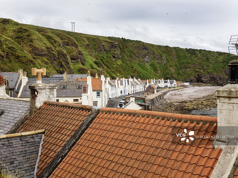 苏格兰阿伯丁郡佩南村，《本地英雄》电影拍摄地图片素材