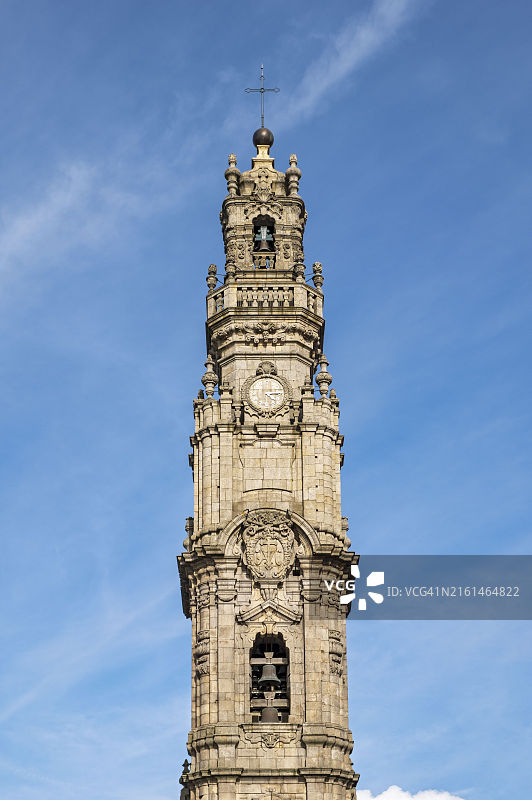 波尔图教士教堂塔楼图片素材