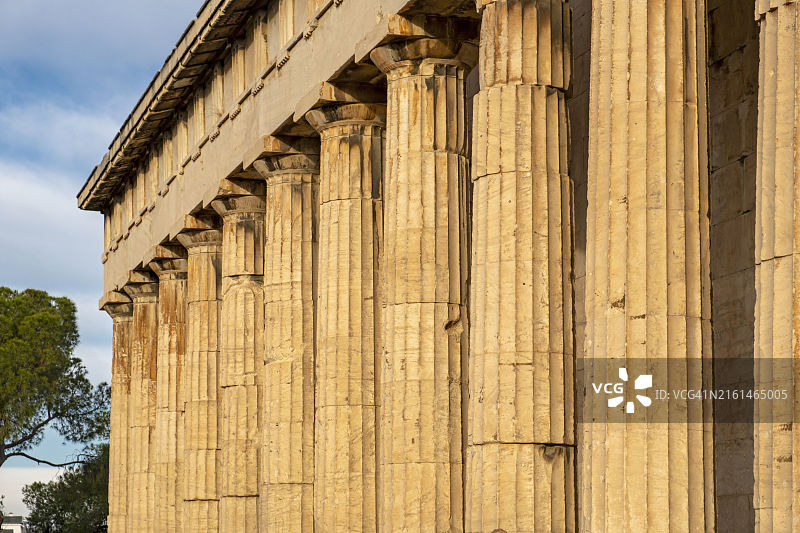 雅典阿格拉赫淮斯托斯神庙图片素材