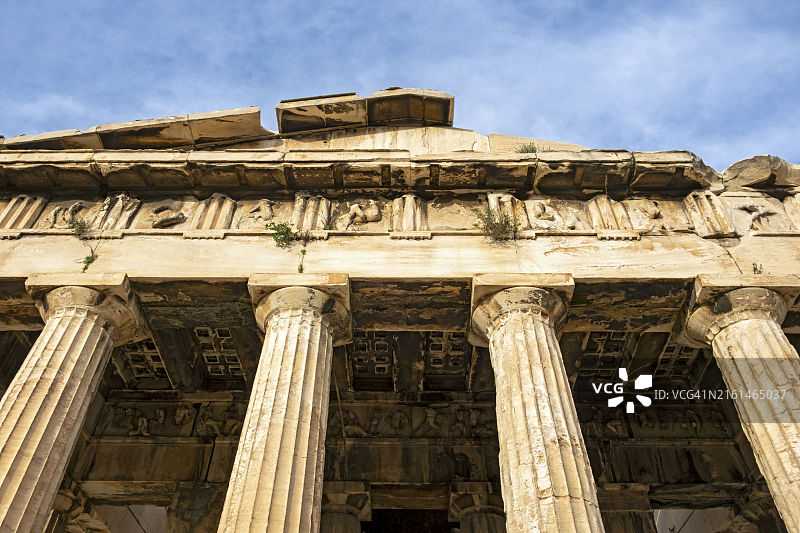 雅典阿格拉赫淮斯托斯神庙图片素材