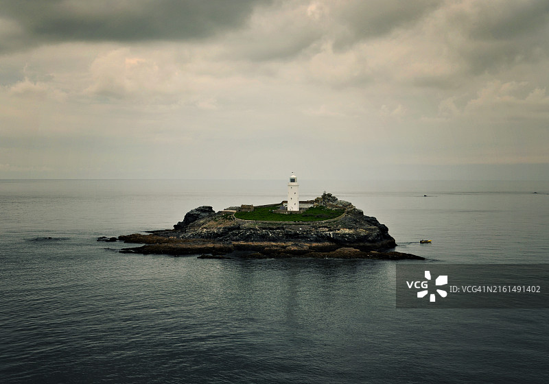 兰德尔·戈德雷维灯塔，康沃尔图片素材