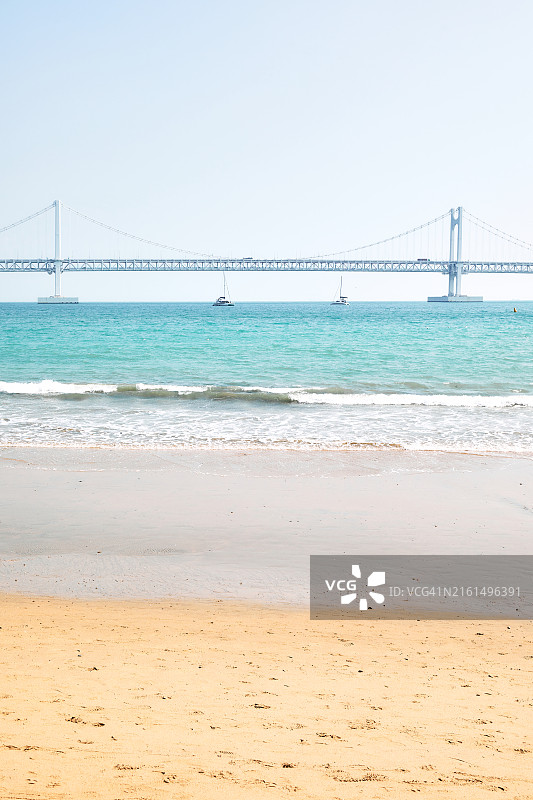 釜山海滩海景背景图片素材