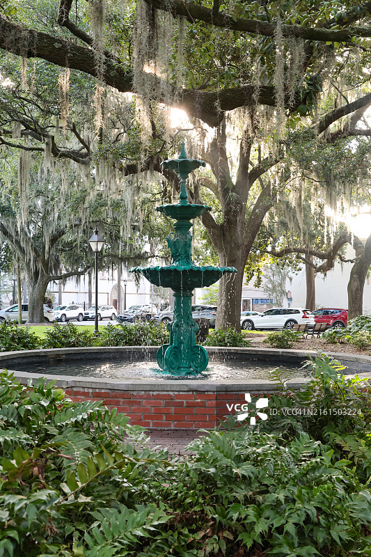 萨凡纳拉斐特广场图片素材