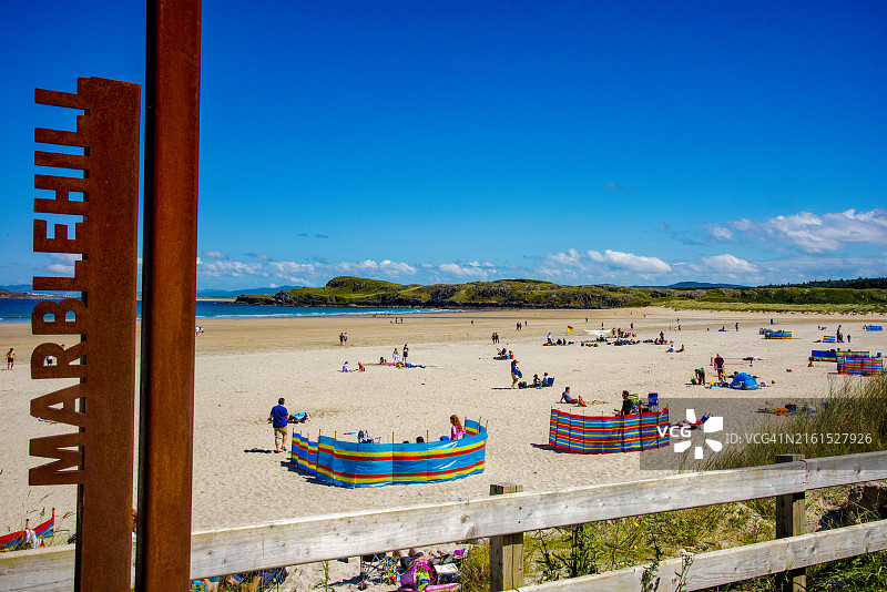 爱尔兰大理石山海滩图片素材