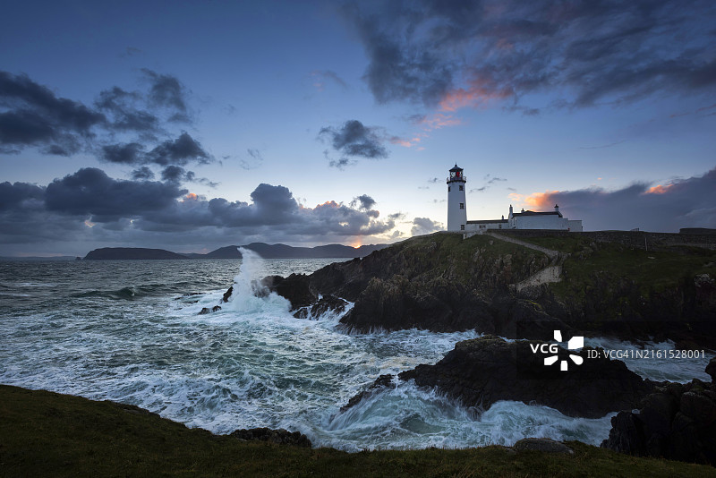 爱尔兰多尼戈尔郡法纳德角灯塔图片素材