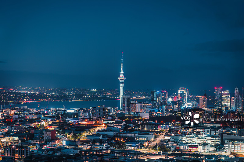 新西兰奥克兰天空塔图片素材