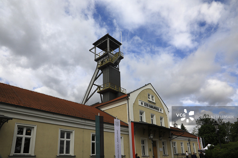 著名的维利奇卡盐矿入口图片素材