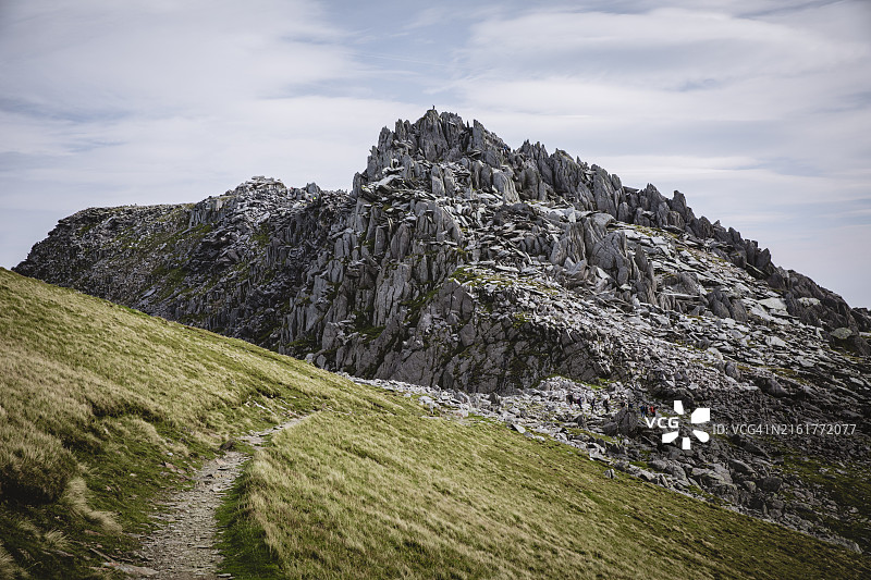 英国斯诺多尼亚格利德山脉图片素材