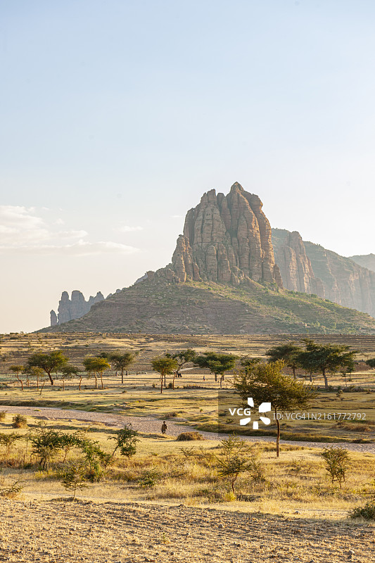 埃塞俄比亚，Mariam Papaseity教堂附近的风景，沿提格雷高原图片素材