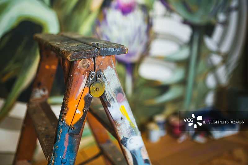 艺术工作室特写照片图片素材