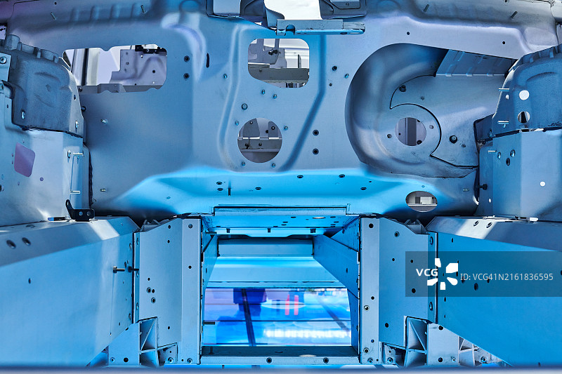 汽车车身和边框特写图片素材