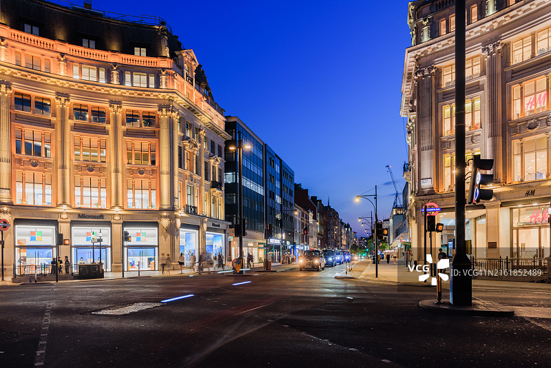 英国伦敦牛津环岛图片素材