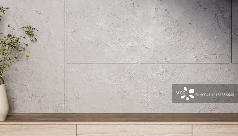 客厅陶瓷墙的正面特写，无人，灰色图片素材