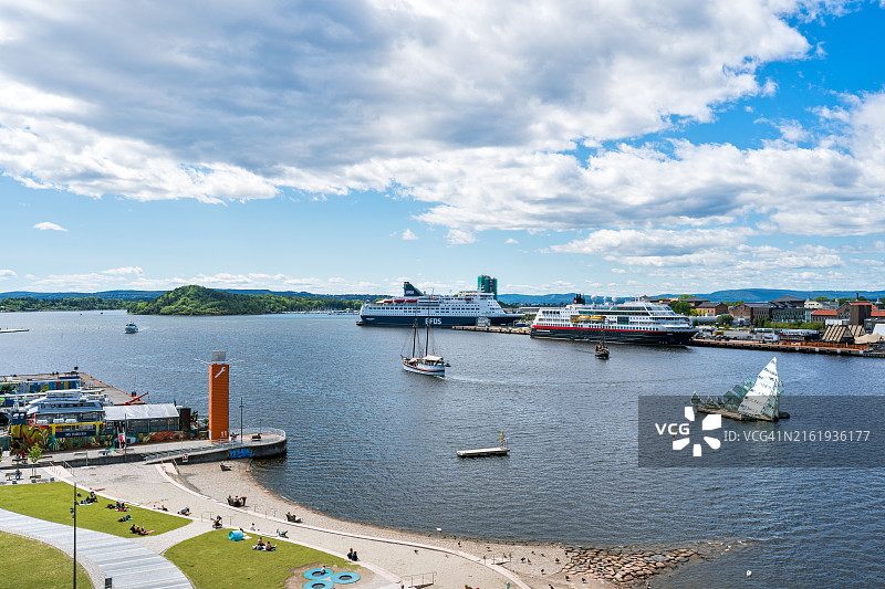 挪威奥斯陆城市生活图片素材