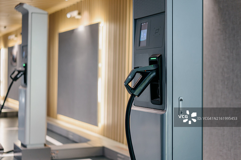 电动汽车充电站图片素材