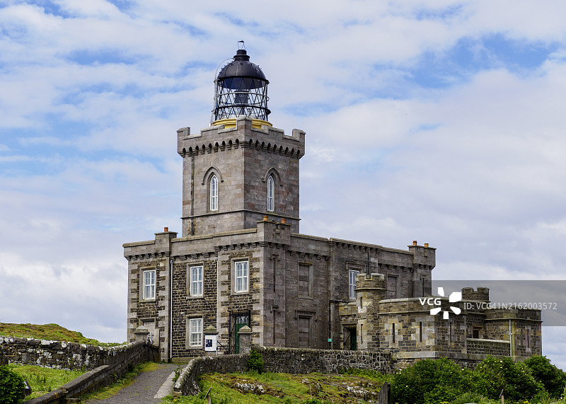 苏格兰梅岛史蒂文森灯塔图片素材