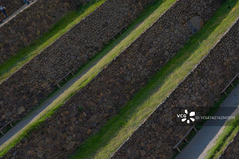 奥扬泰坦博印加文化古城，库斯科圣谷，秘鲁图片素材