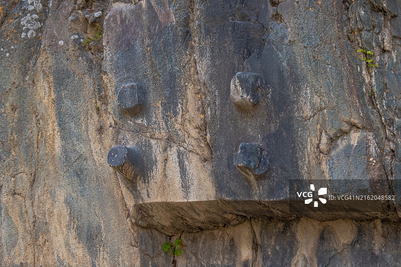 奥扬泰坦博印加文化古城，库斯科圣谷，秘鲁图片素材