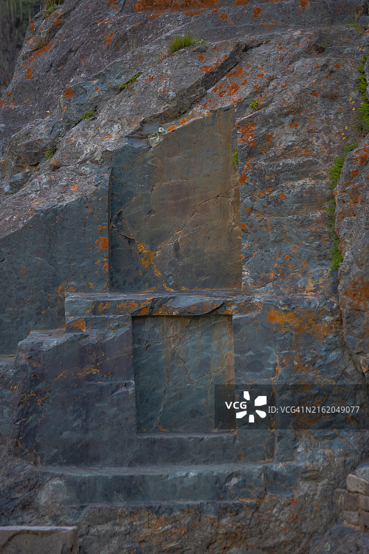 奥扬泰坦博印加文化古城，库斯科圣谷，秘鲁图片素材