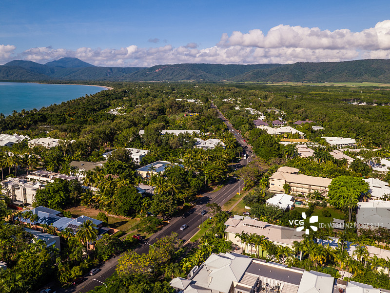 澳大利亚昆士兰道格拉斯港航拍图片素材