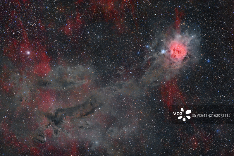 茧星云，IC 5146图片素材