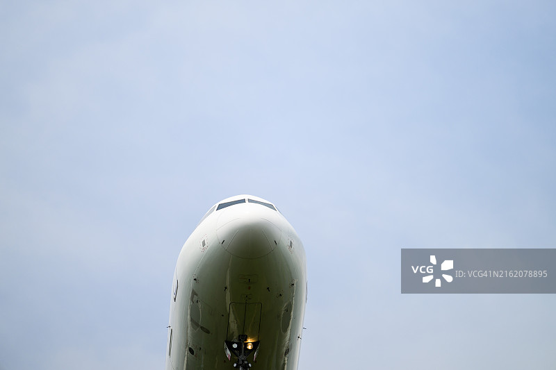 飞机机头特写图片素材