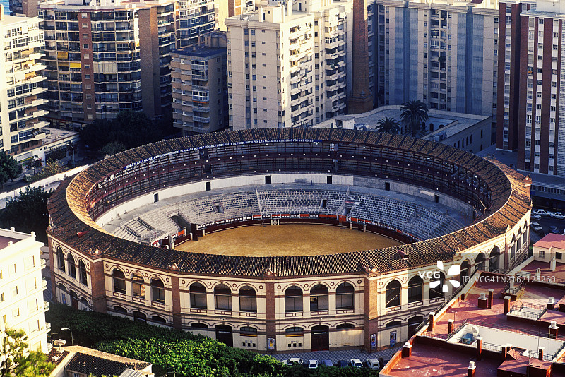 西班牙马拉加的斗牛场图片素材