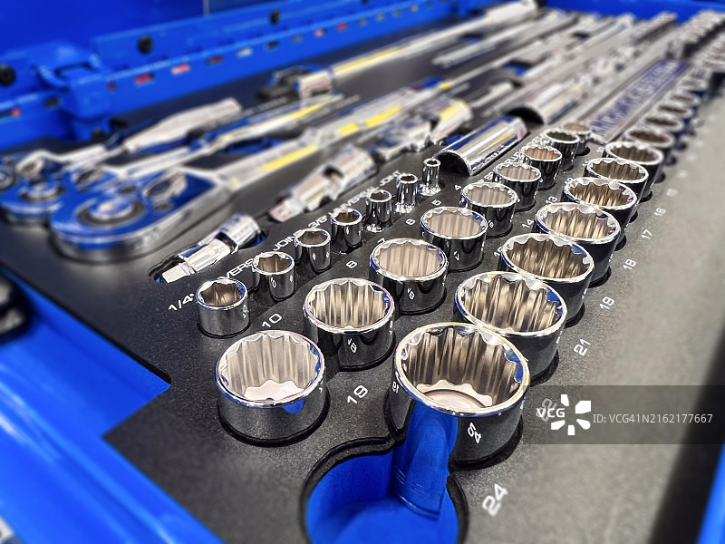 套筒扳手整理器图片素材