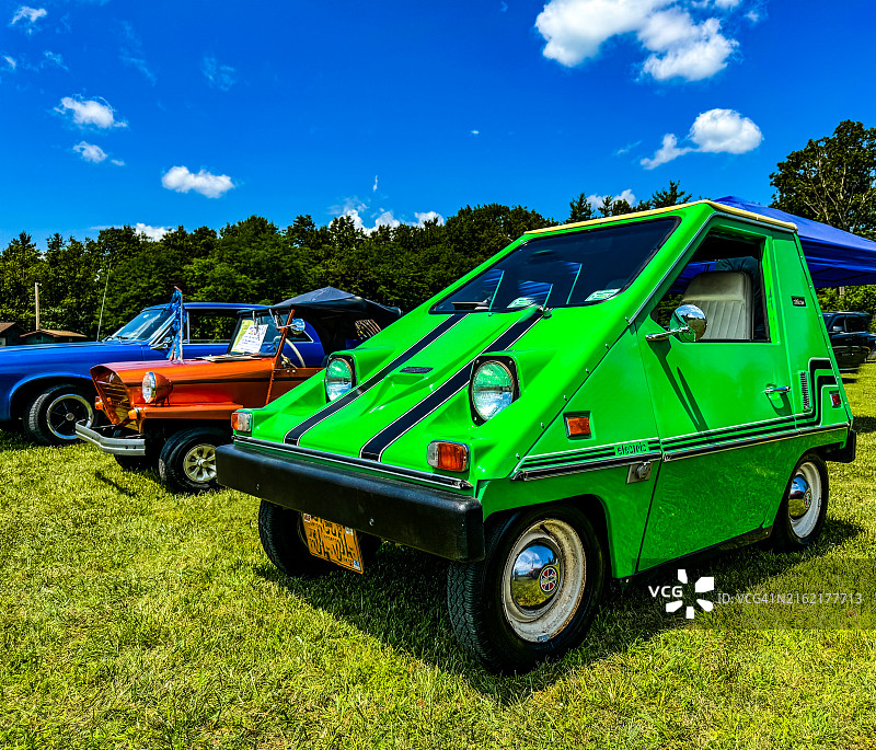 1976年Sebring Vanguard Citicar早期电动汽车图片素材